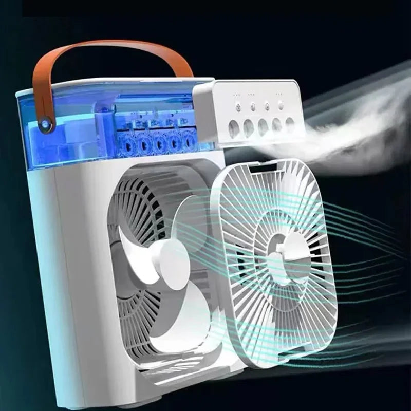 Portable LED Ice Cooler Fan