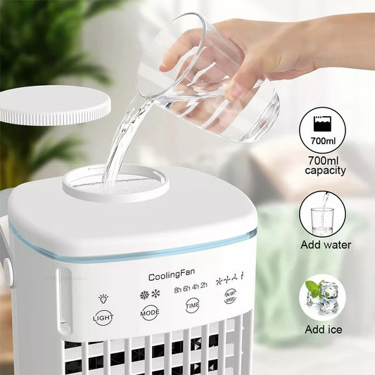 Portable Air Conditioner - Ice Water Fan & Humidifier